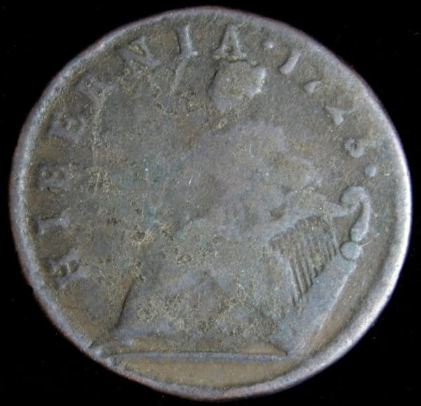Ireland Halfpenny 1723 William Wood's Coinage - Image 2