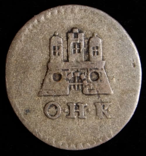 German States HAMBURG Dreiling 1786 - Image 2