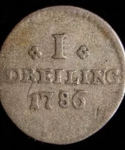 German States HAMBURG Dreiling 1786