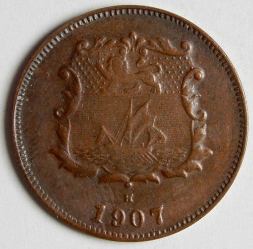 British North Borneo Half Cent 1907H - Image 2
