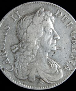 Alternative view of Charles II Crown 1680