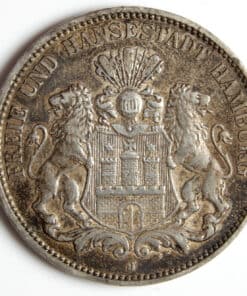 German States HAMBURG 3 Mark 1908 J