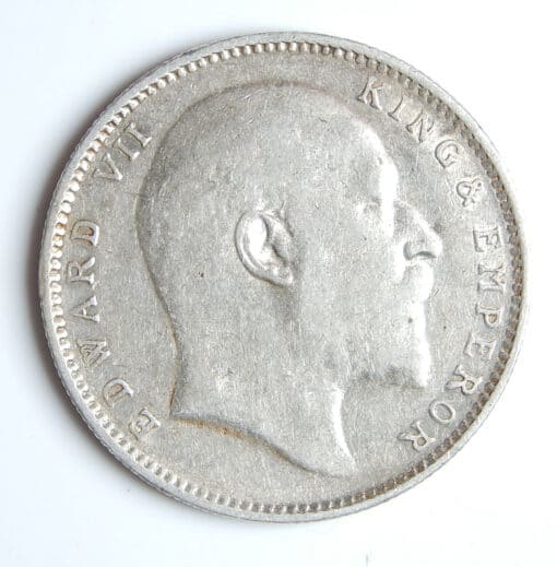India Edward VII One Rupee 1909 - Image 2