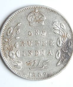 India Edward VII One Rupee 1909