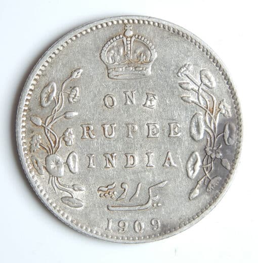 India Edward VII One Rupee 1909