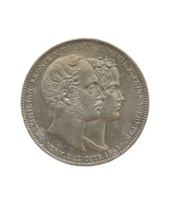 Alternative view of German States Bavaria Ludwig I, 2 Thaler / 3½ Gulden 1842