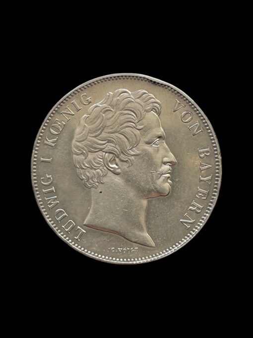 German States Bavaria Ludwig I, 2 Thaler / 3½ Gulden 1842 - Image 3