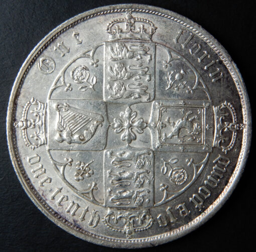 Victoria Florin 1873 Gothic Type - Image 2