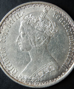 Victoria Florin 1873 Gothic Type