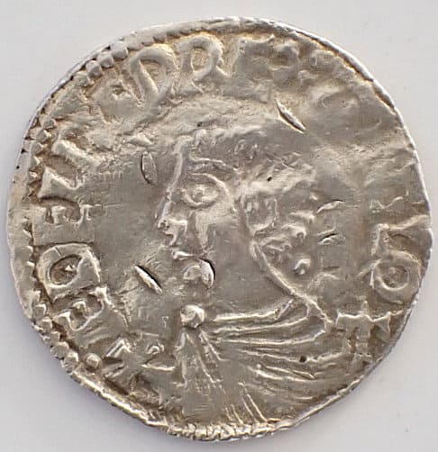 Aethelred II penny Long Cross Norwich Mint 997 - 1003