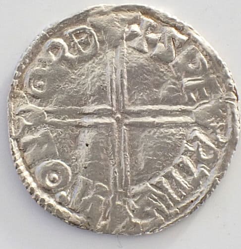 Aethelred II penny Long Cross Norwich Mint 997 - 1003 - Image 2