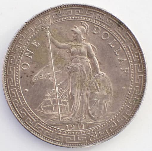 British Colonies Trade Dollar 1911b