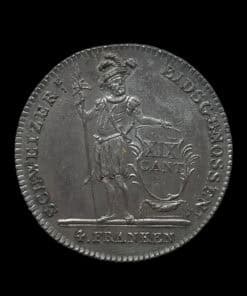 SWITZERLAND Cantons of Lucerne Silver 4 Francs 1814