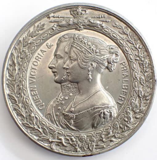 Queen Victoria and Prince Albert International Industrial exhibition 1851 Medal