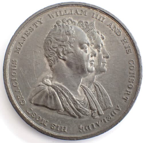 William IV and Queen Adelaide Coronation 1831 Medal