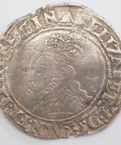 Alternative view of ELIZABETH I (1558-1603) 2ND ISSUE SHILLING, BUST 3C, MM MARTLET