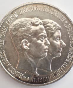 German States Brunswick-Wolfenbuttel 5 Marks 1915A