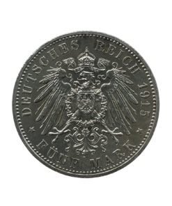 German States Brunswick-Wolfenbuttel 5 Marks 1915A - Image 4