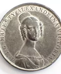 Victoria (Alexandrina Victoria) Medal 1837 Visit to the City of London by Davis of Birmingham