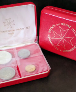 Malta Knights of St John of Jerusalem 1965 Quadricentennial Proof Coin Set