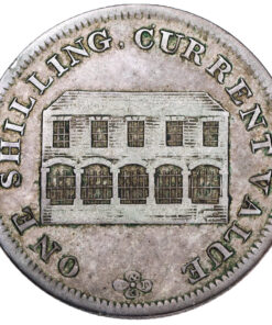 Lincolnshire Epworth T&W Read Shilling 1812 Rare