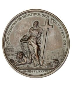 Death of Prince Charles the Young Pretender Bronze Medal 1788 - Scottish Jacobite Interest - Image 2