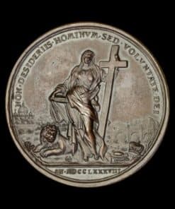 Death of Prince Charles the Young Pretender Bronze Medal 1788 - Scottish Jacobite Interest