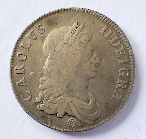 Charles II Crown 1662 Rose