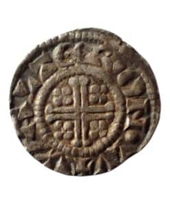 John "Lackland" 1199-1216 Short Cross silver Penny (struck in the name of his father Henry II) - Image 4