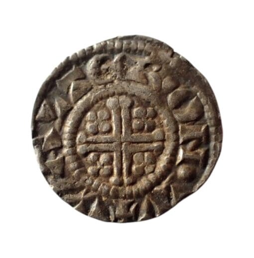 John "Lackland" 1199-1216 Short Cross silver Penny (struck in the name of his father Henry II) - Image 4
