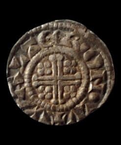 John "Lackland" 1199-1216 Short Cross silver Penny (struck in the name of his father Henry II) - Image 3