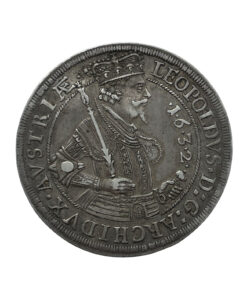 Alternative view of Austria Leopold V Archduke of Further Austria Silver Thaler 1632