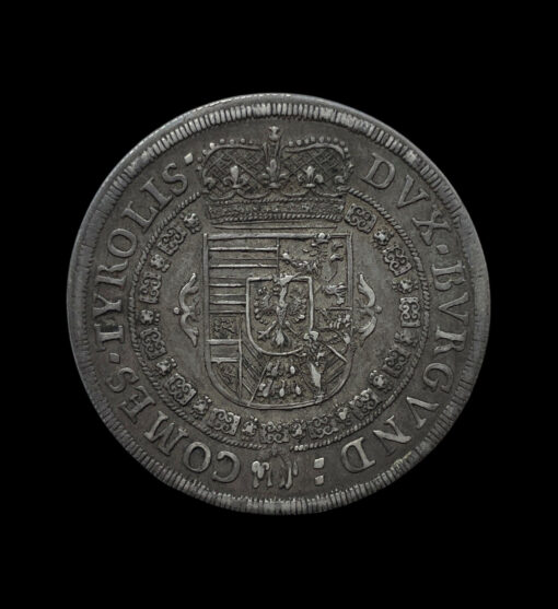 Austria Leopold V Archduke of Further Austria Silver Thaler 1632 - Image 3