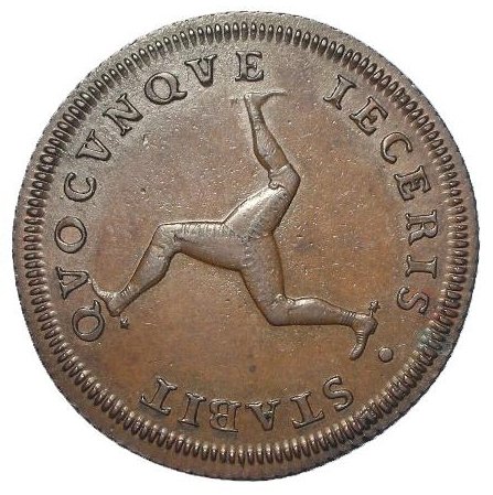 Isle of Man Penny 1786