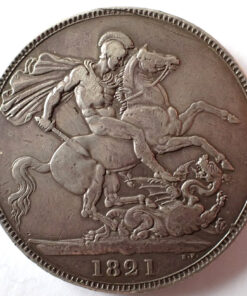 Alternative view of George IIII Crown 1821 SECUNDO