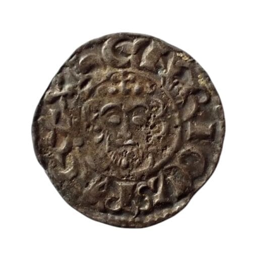 John "Lackland" 1199-1216 Short Cross silver Penny (struck in the name of his father Henry II) - Image 2