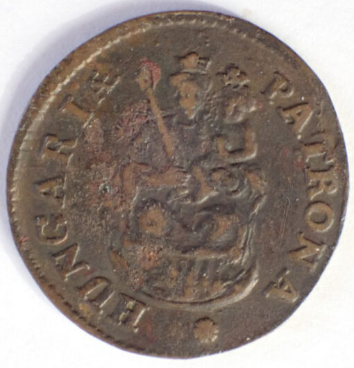 Hungary, Revolutionary Coinage, Leopold I, 1 Poltura Copper 1704KB - Image 2