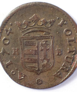 Hungary, Revolutionary Coinage, Leopold I, 1 Poltura Copper 1704KB