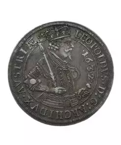 Austria Leopold V Archduke of Further Austria Silver Thaler 1632