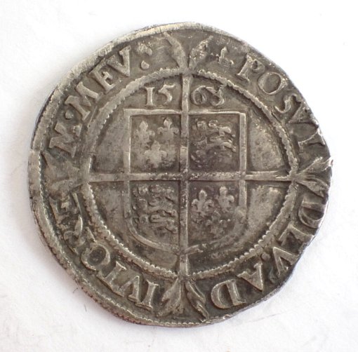 Elizabeth I Silver Sixpence 1568
