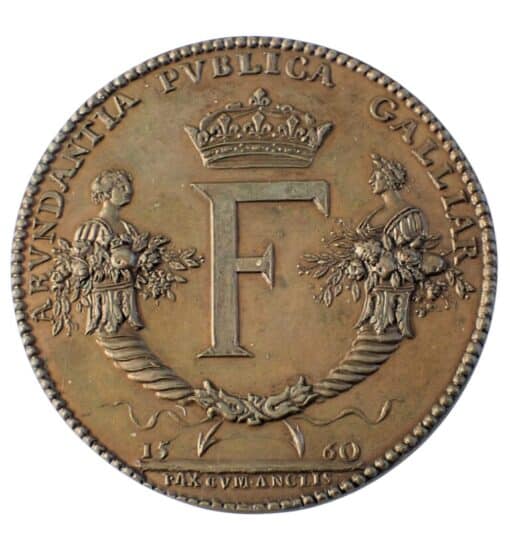 Scotland Peace of Edinburgh 1560 Copper Medal