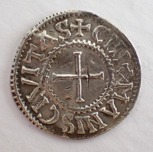 France Carolingian Charles II le Chauve (840-877) Denier - Image 2