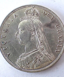 Alternative view of Victoria Halfcrown 1887