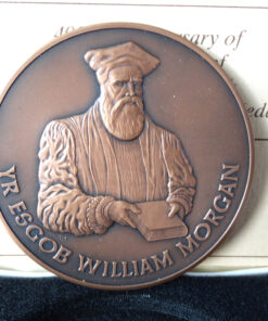 Royal Mint 400th Anniversary Of The Translation Of The Bible Into Welsh Bronze Medal