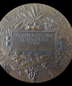 France Agricultural Competition Prize Medal 1904 Paris (An Early Example of this Medal) - Image 3