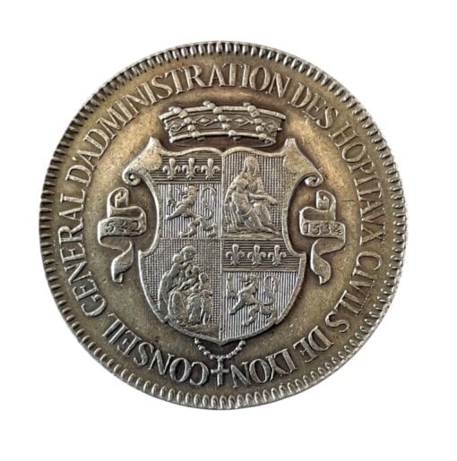 France Jeton Conseil General d'Administration des Hopitaux Civils de Lyon 1860 - Image 4