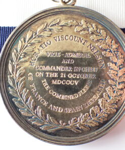 Nelson Society 200th Silver Gilt Medal and Ribbon Limited Edition No. 143 of 300 - Image 5