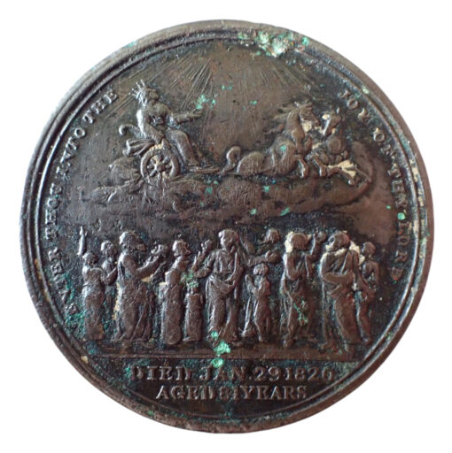 British Death of King George III, 29th January 1820 Bronze - Image 2