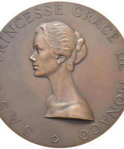 Monaco Princess Grace Large Bronze Medal 1961