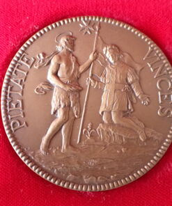 Malta The Order of St John in Malta 1970 Bronze Hard Cased Medal 50mm